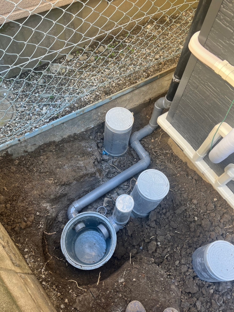 喜沢_下水管工事